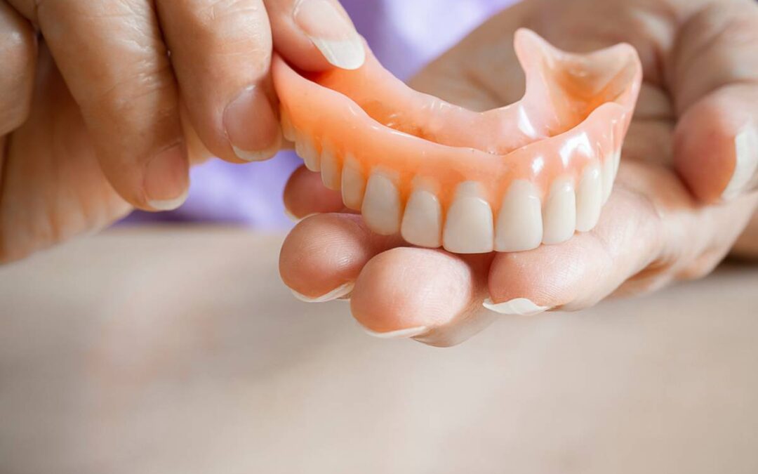 concept of signs to tell your dentures do not fit right